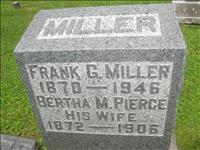 Miller, Frank G. and Bertha M. (Pierce)